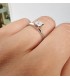 Ring whitegold with diamond