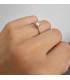 Ring whitegold with diamond