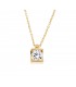 Pendant whitegold and gold with diamond