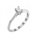 Ring whitegold with diamond