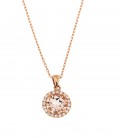 Pendant whitegold and gold with diamond