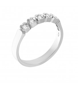 Ring whitegold with diamond