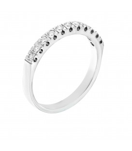 Ring whitegold with diamond