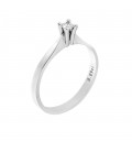 Ring whitegold with diamond