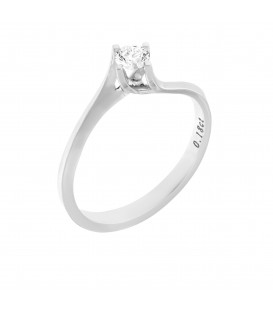 Ring whitegold with diamond