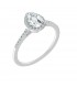 Ring whitegold with diamond