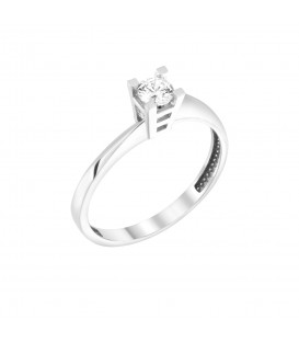 Ring whitegold with diamond