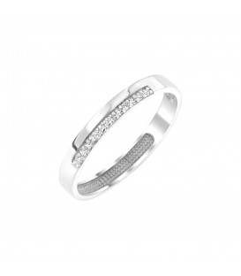 Ring whitegold with diamond