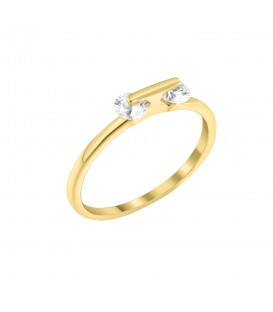 Ring whitegold with diamond