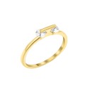 Ring whitegold with diamond