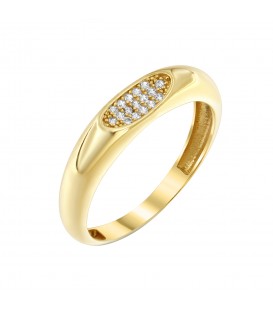 Ring whitegold with diamond