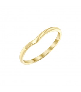 Φινετσάτο δαχτυλίδι V από χρυσό 