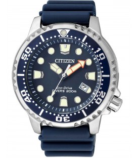 CITIZEN Eco-Drive Divers Blue Rubber Strap