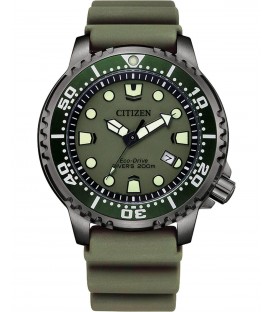 CITIZEN Promaster Eco-Drive Divers Green Rubber Strap