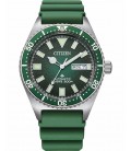 CITIZEN Promaster Divers Automatic Green Synthetic Strap