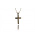 Cross for men gold