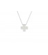 Cross for women whitegold