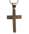 Cross for men gold