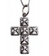 Cross for women whitegold with zircon