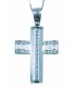 Cross for women whitegold with zircon