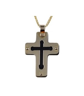 Cross for men gold