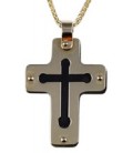 Cross for men gold