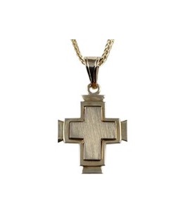 Cross for men gold