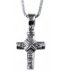 Cross for women whitegold with zircon