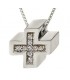 Cross for women whitegold with zircon