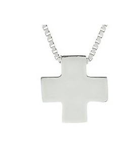 Cross for women whitegold