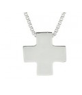 Cross for women whitegold