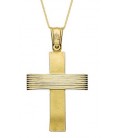 Cross for men gold