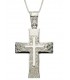 Cross for men whitegold