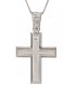 Cross for men whitegold