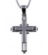 Cross for men whitegold