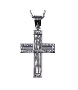 Cross for women whitegold