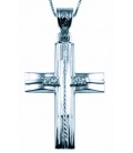 Cross for women whitegold with zircon