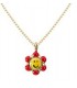 Pendant gold with enamel