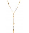 Neckless whitegold and gold