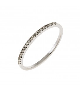 Ring whitegold with diamond