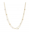 Neckless whitegold and gold