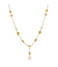 Neckless whitegold and gold