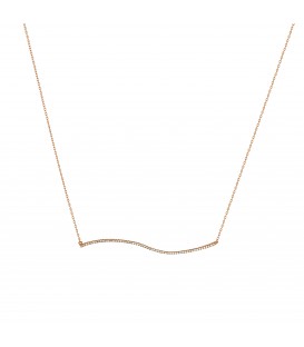 Neckless whitegold and gold