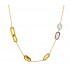 Neckless whitegold and gold