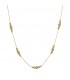 Neckless whitegold and gold