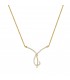 Neckless whitegold and gold