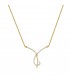 Neckless whitegold and gold