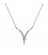 Neckless whitegold and gold