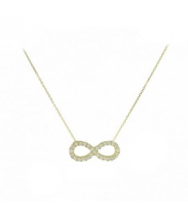 Neckless whitegold and gold