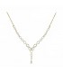 Neckless whitegold and gold